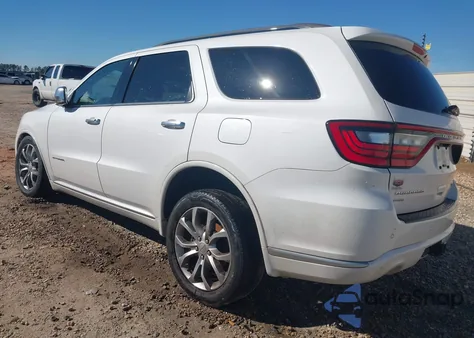 2017 Dodge Durango Citadel Anodized Platinum Awd из США, поврежденный, VIN 1C4SDJET6HC775516